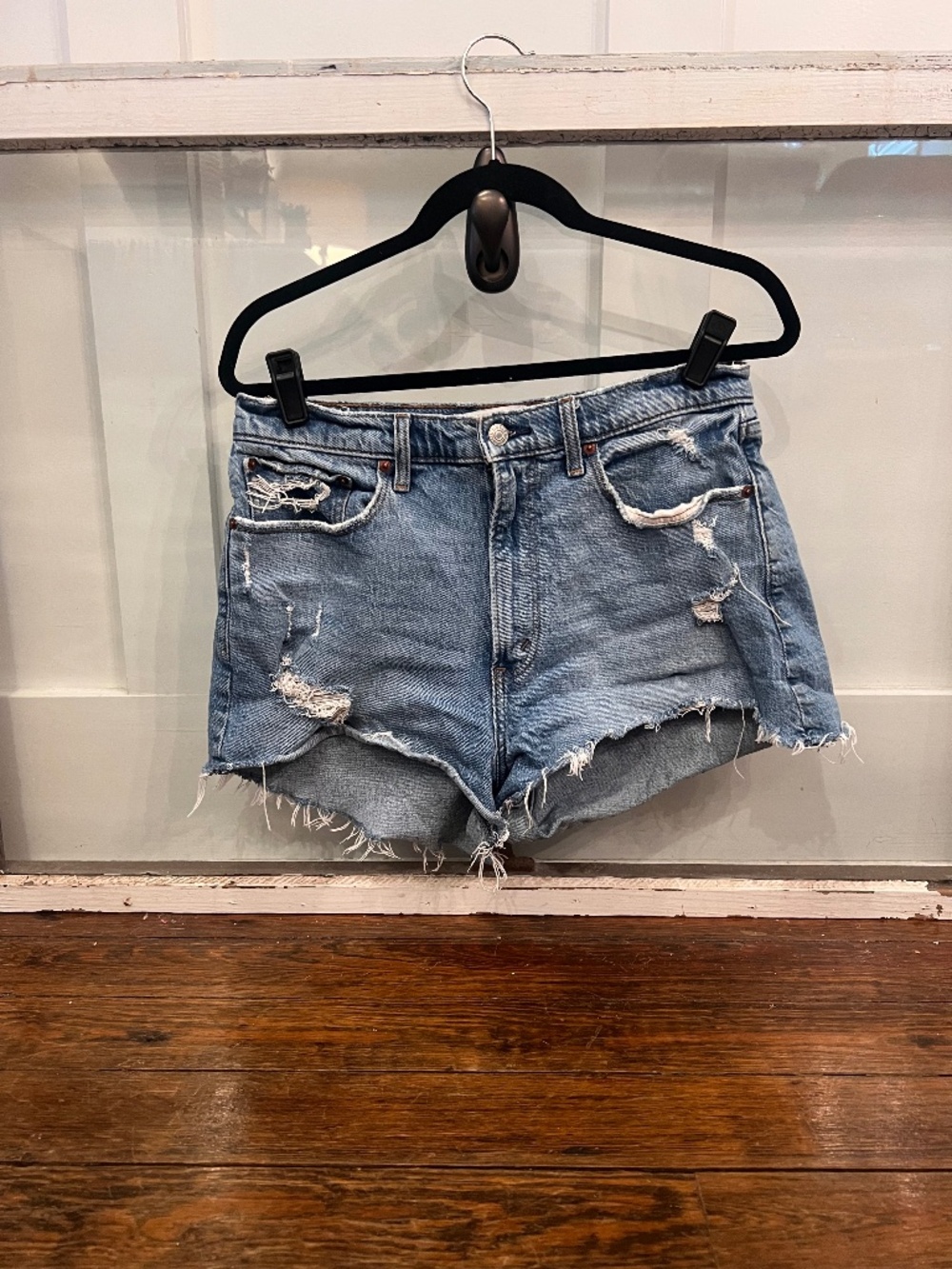 Abercrombie & Fitch Women's Blue Shorts